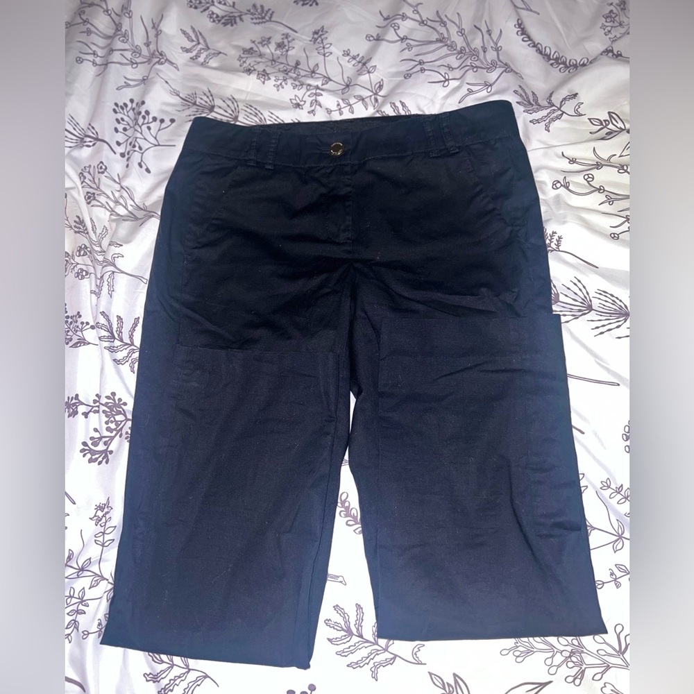 Tory Burch black trouser work pants